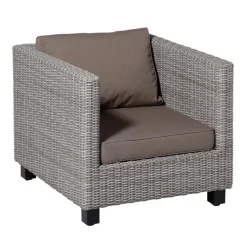 Madison - Lounge Profi-Line Zitkussen Manchester taupe - 60x60 cm - Set van 2