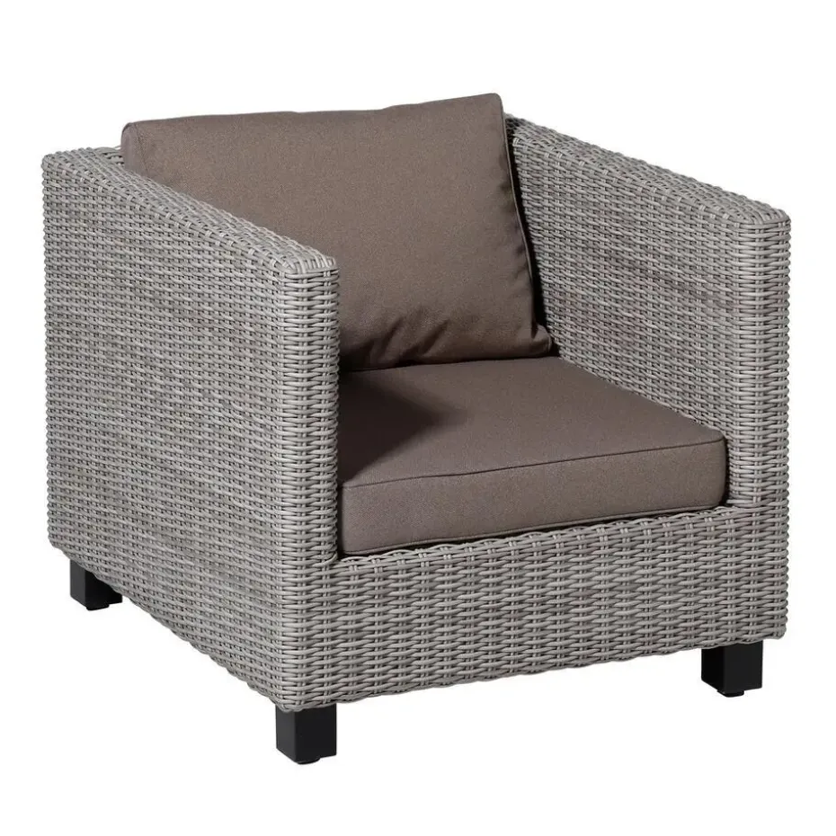 Madison - Lounge Profi-Line Manchester taupe - Ca. 43x73 cm - Set van 2