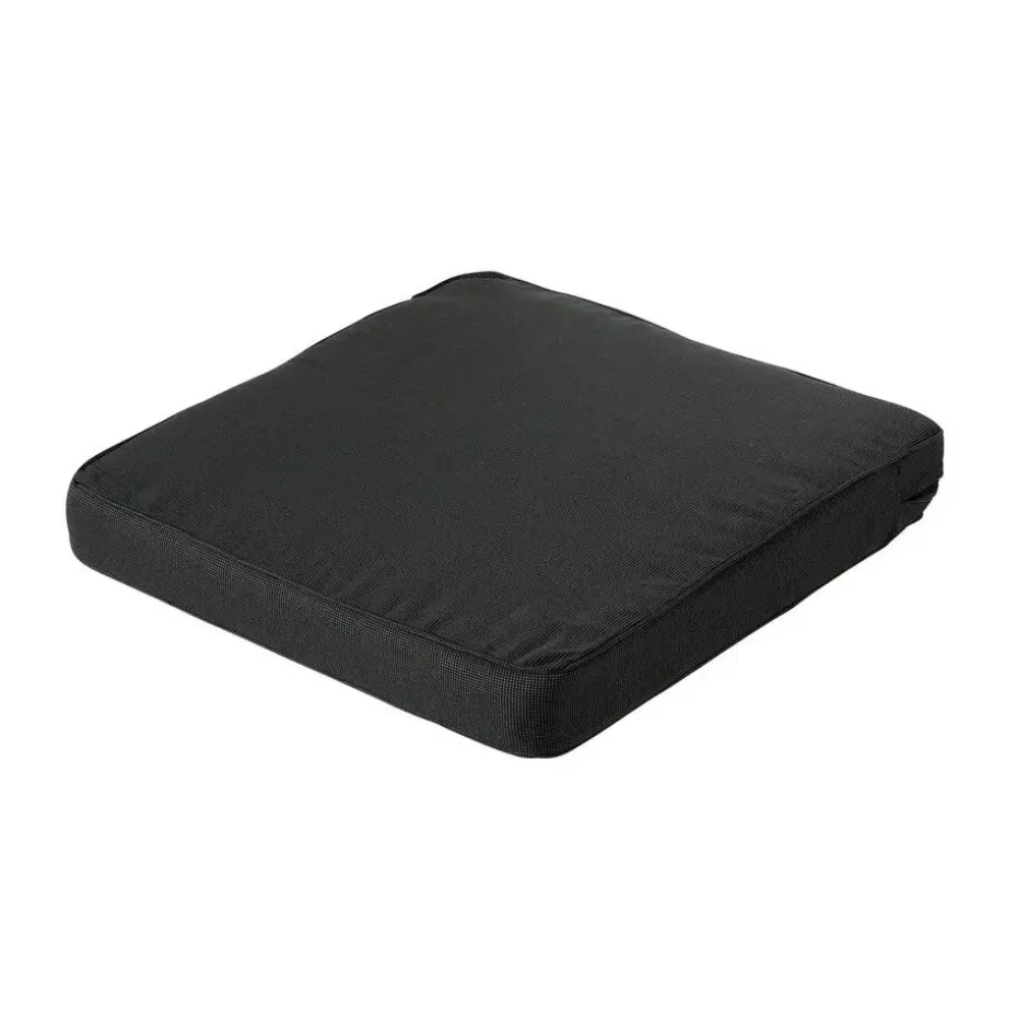 Madison - Lounge Profi-Line Zitkussen Rib black - Ca. 60x60 cm - Set van 2