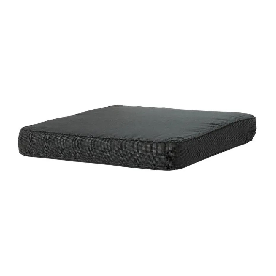 Madison - Lounge Profi-Line Zitkussen Rib black - Ca. 60x60 cm - Set van 2