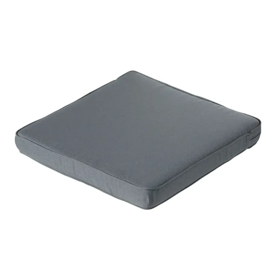 Madison - Lounge Profi-Line Zitkussen Rib grey - Ca. 73x73 cm - Set van 2