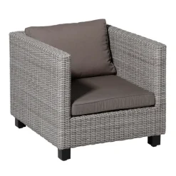 Madison - Lounge Profi-Line Zitkussen Rib liver - Ca. 60x60 cm - Set van 2