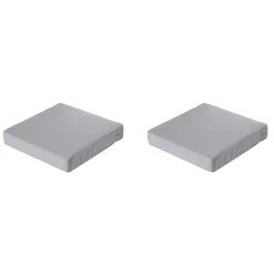 Madison - Lounge Profi-Line Zitkussen Manchester l-grey - 73x73 cm - Set van 2