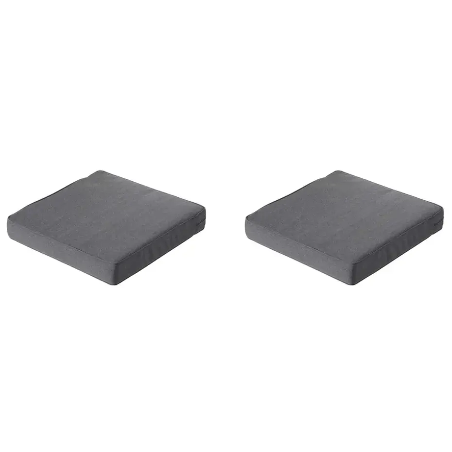 Madison - Lounge Profi-Line Zitkussen grey - Ca. 60x60 cm - Set van 2