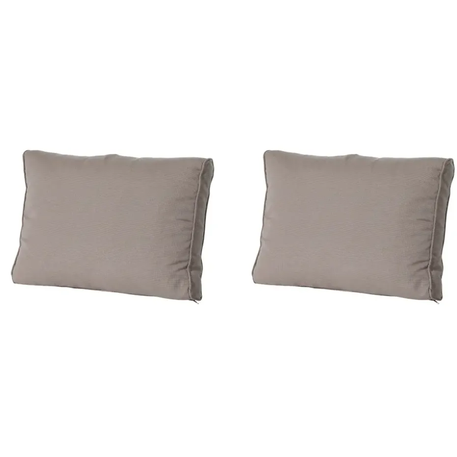 Madison - Lounge Rugkussen Rib liver - Ca. 43x73 cm - Set van 2