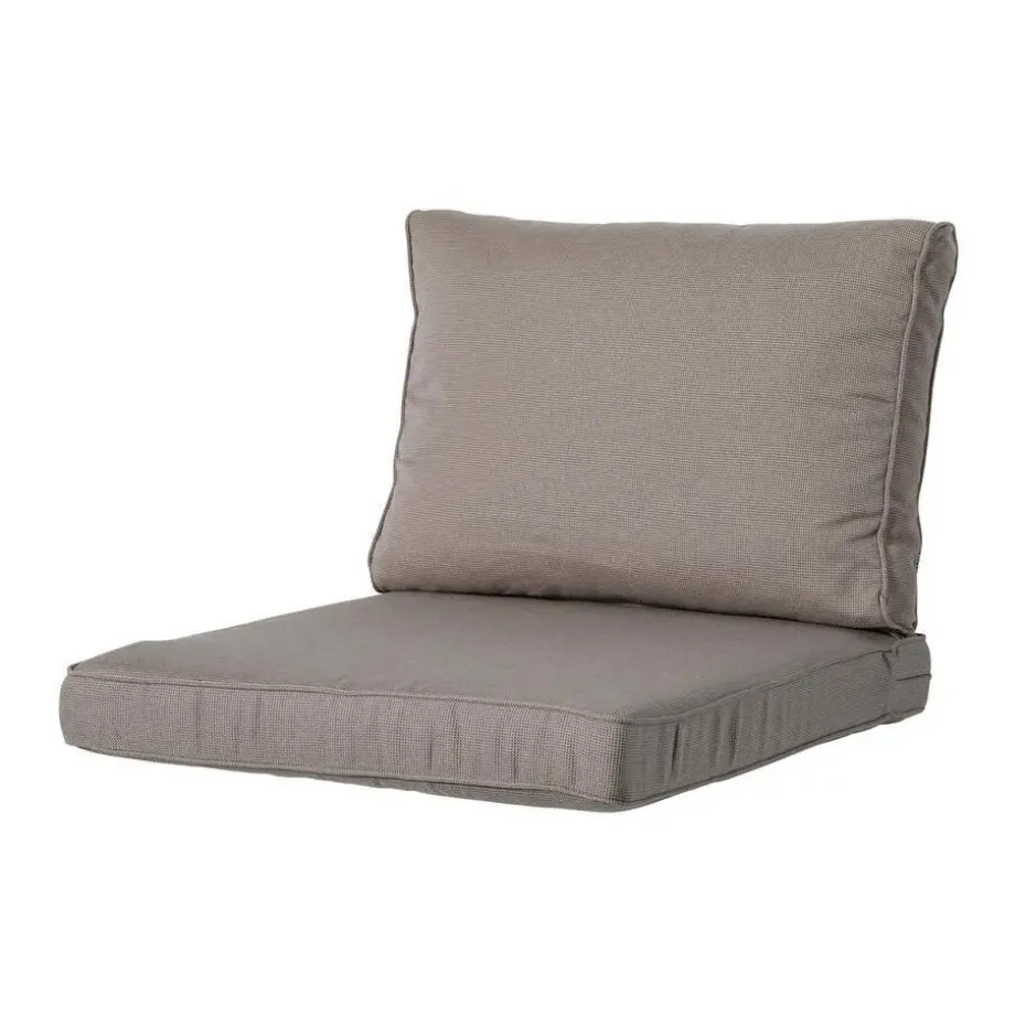 Madison - Lounge Rugkussen Rib liver - Ca. 43x73 cm - Set van 2