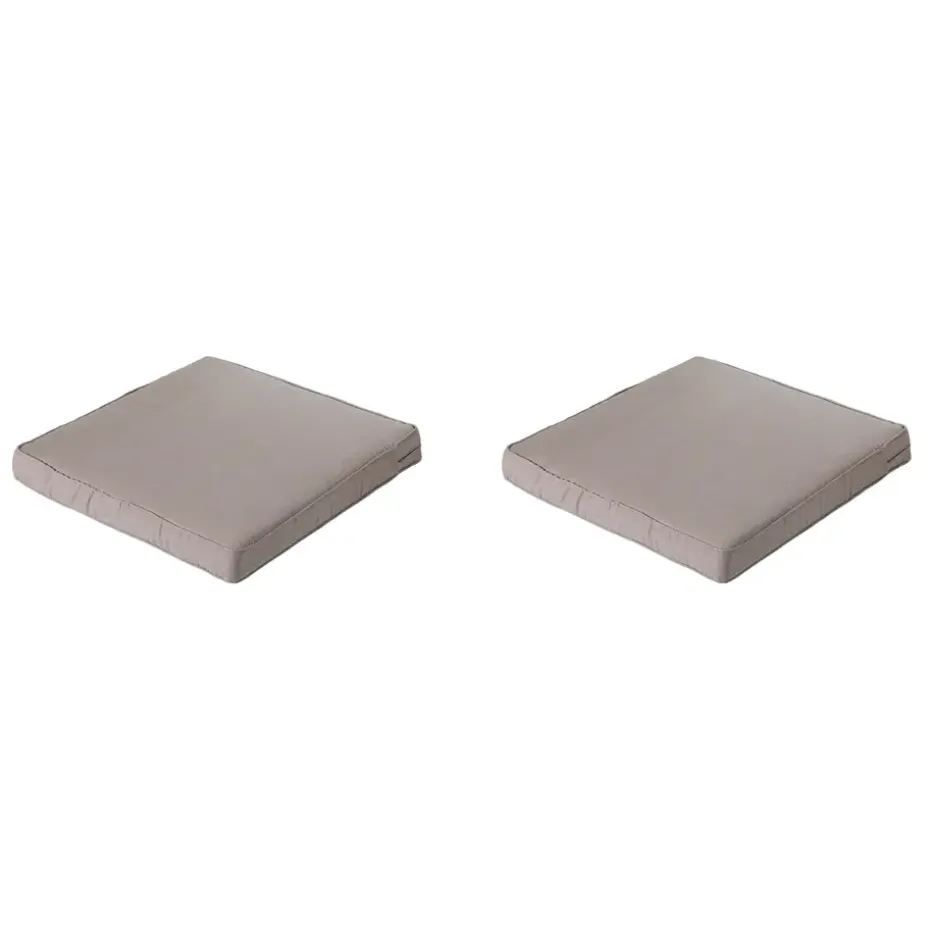 Madison - Lounge Zitkussen Basic taupe - Ca. 60x60 cm - Set van 2