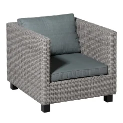 Madison - Lounge Zitkussen Basic grey - Ca. 73x73 cm - Set van 2