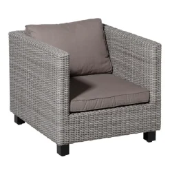 Madison - Lounge Zitkussen Basic taupe - Ca. 73x73 cm - Set van 2