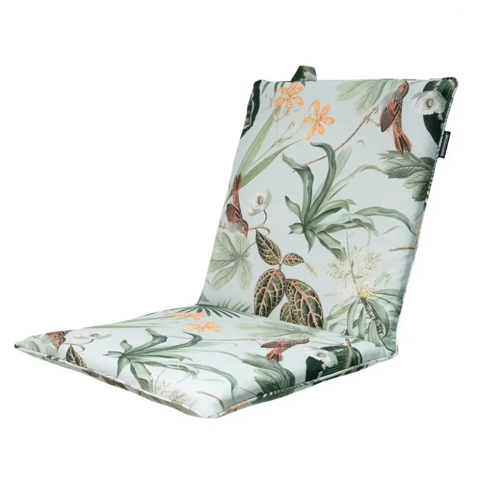 Madison - Stapelstoelkussen Grasse green - Ca. 97x49 cm - Set van 4