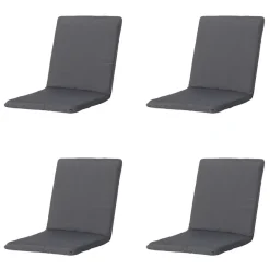 Madison - Stapelstoelkussen Panama grey - Ca. 97x49 cm - Set van 4