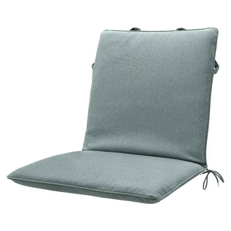 Madison - Stapelstoelkussen Silver canvas eco+ - Ca. 97x49 cm - Set van 4