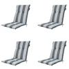 Madison - Tuinkussen Banda grey - Ca. 105x50 cm - Set van 4
