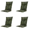 Madison - Tuinkussen Circle green - Ca. 105x50 cm - Set van 4