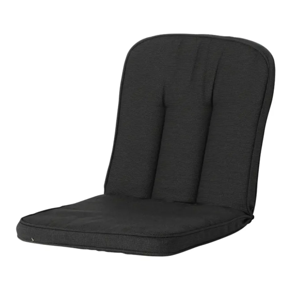 Madison - Tuinkussen Classic Hermitage Rib black - Ca. 94x48 cm - Set van 4