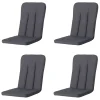 Madison - Tuinkussen Exelsior Panama grey - Ca. 110x48 cm - Set van 4