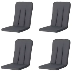 Madison - Tuinkussen Exelsior Panama grey - Ca. 110x48 cm - Set van 4