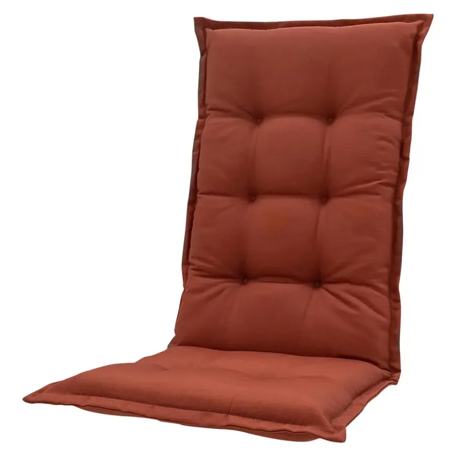 Madison - Tuinstoelkussen Lage Rug Panama terra - Ca. 105x50 cm - Set van 4