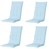 Madison - Tuinstoelkussen Hoge Rug Panama skyway - Ca. 123x50 cm - Set van 4