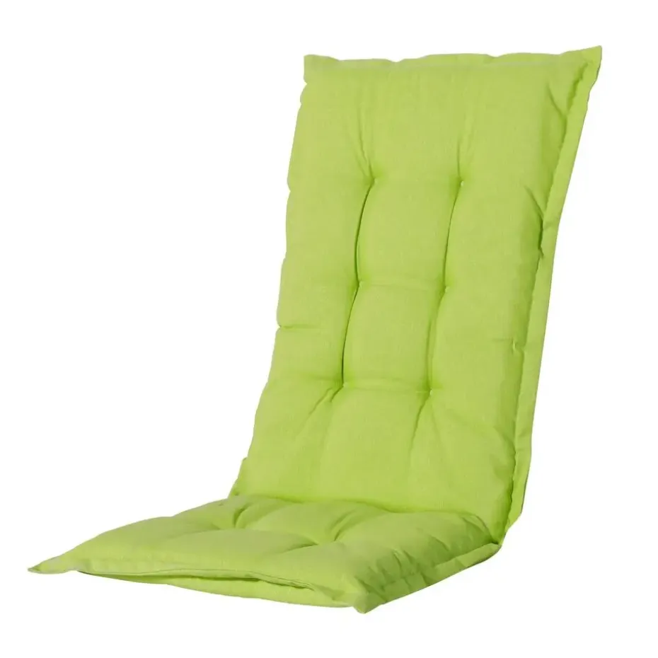 Madison - Tuinstoelkussen Hoge Rug Panama lime - Ca. 123x50 cm - Set van 4