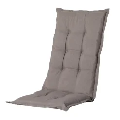 Madison - Tuinstoelkussen Hoge Rug Panama taupe - Ca. 123x50 cm - Set van 4