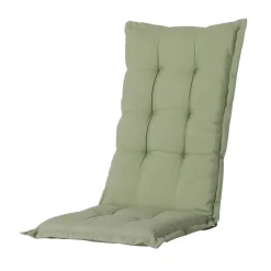 Madison - Tuinstoelkussen Hoge Rug Panama sage - Ca. 123x50 cm - Set van 4