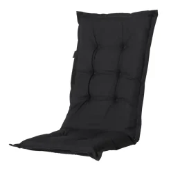 Madison - Tuinstoelkussen Hoge Rug Panama black - Ca. 123x50 cm - Set van 4