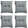Madison - Zitkussen Basic grey - Ca. 50x50 cm - Set van 4