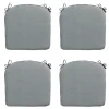 Madison - Zitkussen Basic grey - Ca. 46x48 cm - Set van 4