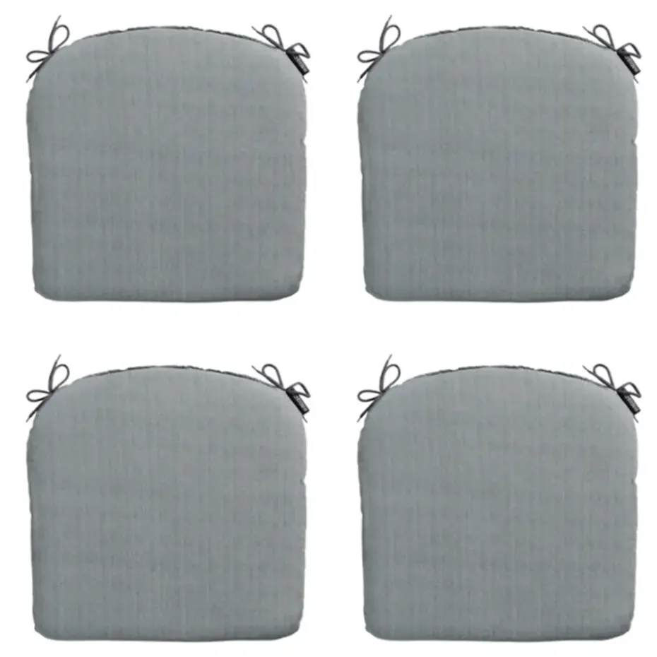 Madison - Zitkussen Basic grey - Ca. 46x48 cm - Set van 4