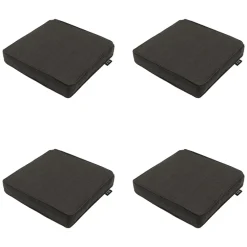 Madison - Zitkussen Dark grey canvas eco+ - Ca. 40x40 cm - Set van 4