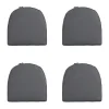 Madison - Zitkussen Panama grey - Ca. 48x48 cm - Set van 4
