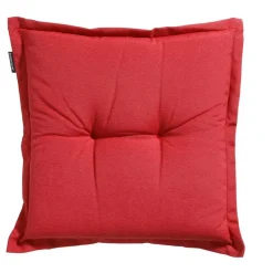 Madison - Zitkussen Panama brick red - Ca. 50x50 cm - Set van 4