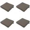 Madison - Zitkussen Taupe canvas eco+ - Ca. 40x40 cm - Set van 4