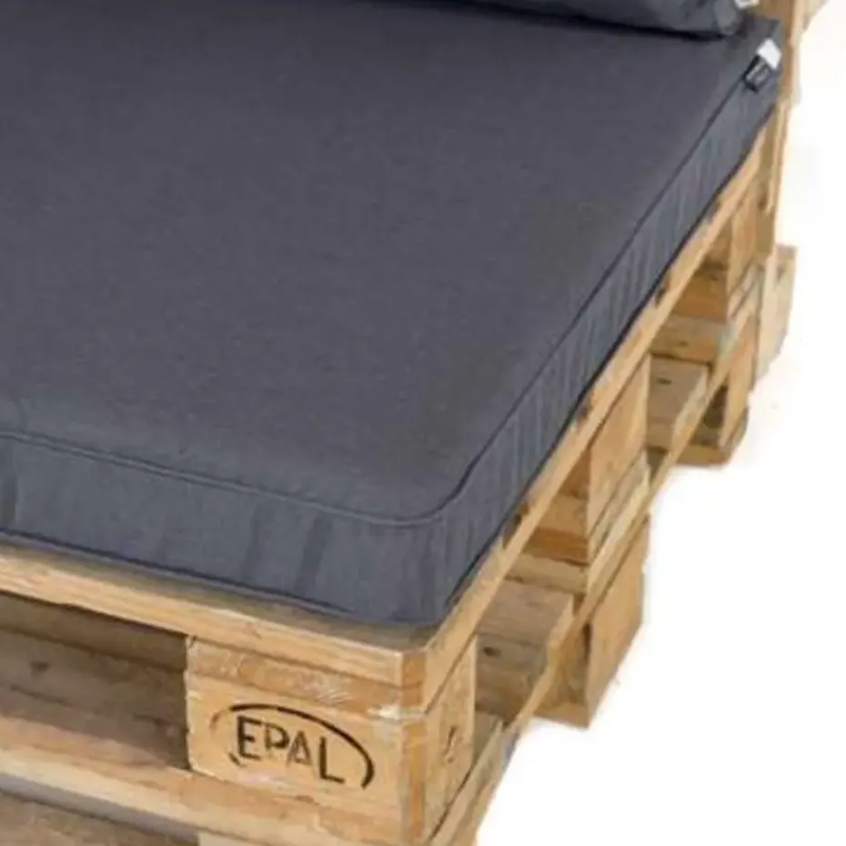 Madison Palletkussen Lounge Panama Grijs - 120 x 80cm