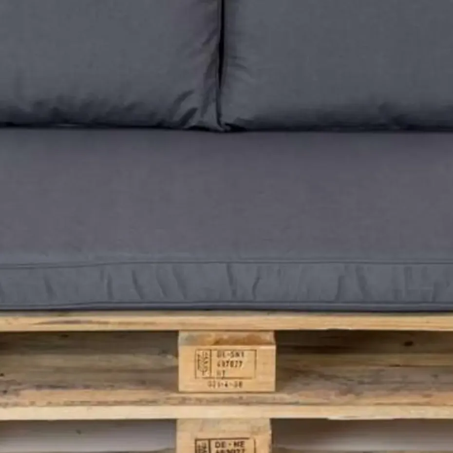 Madison Palletkussen Lounge Panama Grijs - 120 x 80cm