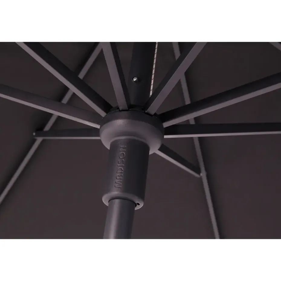 Madison parasol Delos luxe - grijs - 200x300 cm