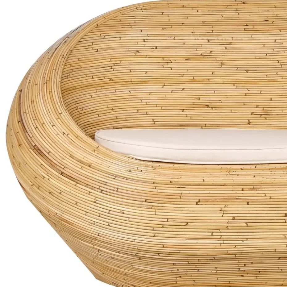 MAIORI - Tuinbank 2-zits - Natuurlijk/Beige - Rotan