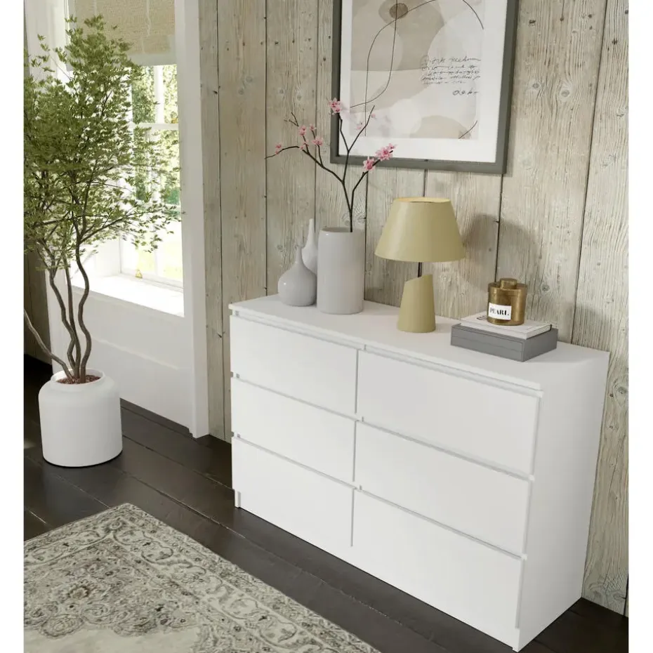 Maja dressoir S6 120 cm wit mat