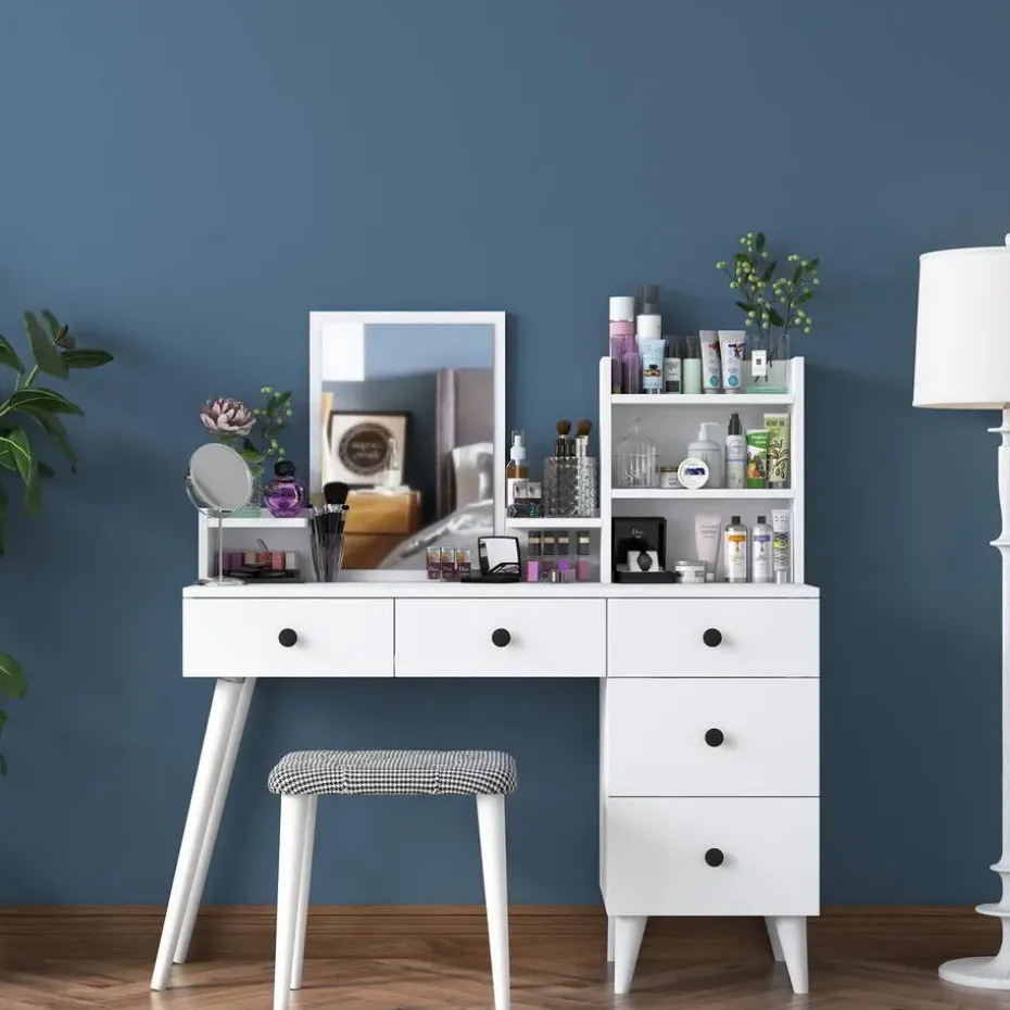 Make-up Tafel - 112cm - Incl. Kruk - Bulon