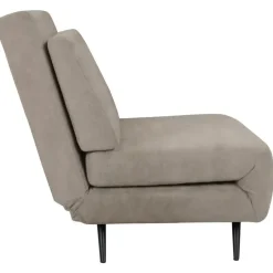 Mallory - Slaapbank 140 cm in taupe fluweel