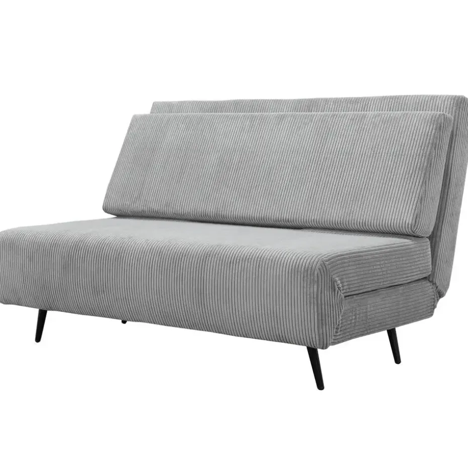 Mallory - Slaapbank 140 cm in grijze stof