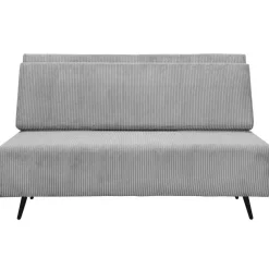 Mallory - Slaapbank 140 cm in grijze stof
