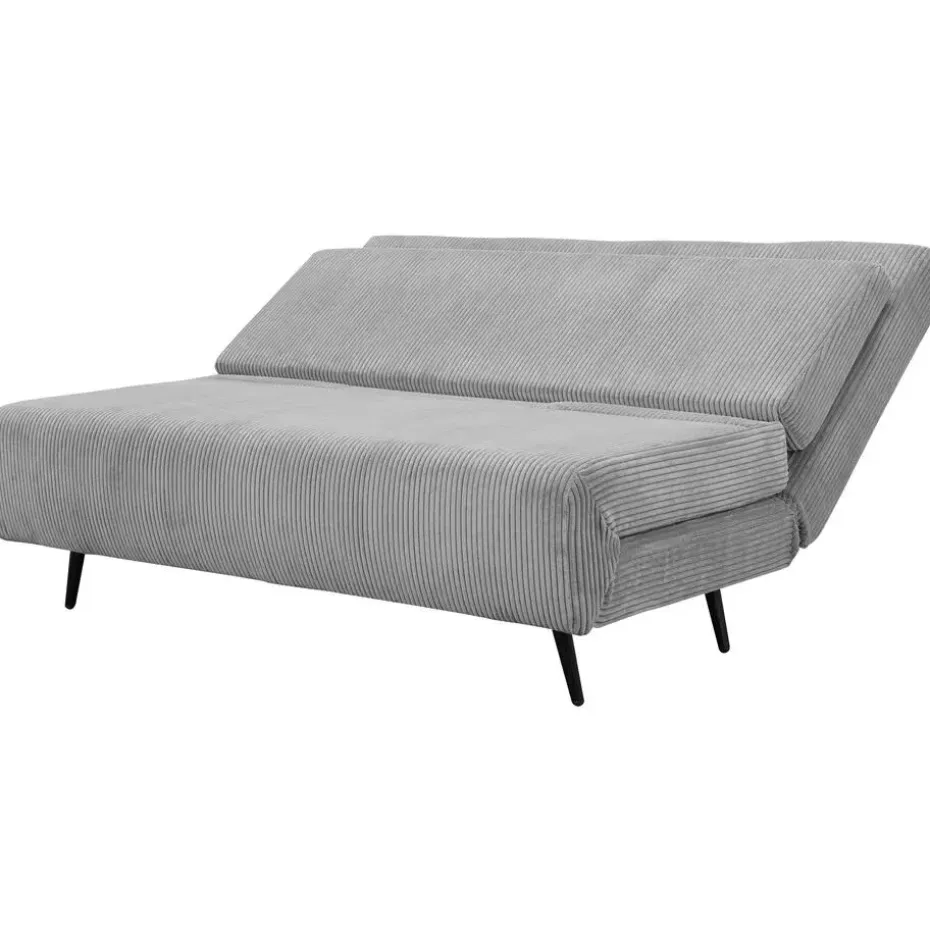Mallory - Slaapbank 140 cm in grijze stof