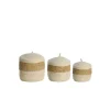 Mand Kenmare - Crème - Ø34cm - Set van 3