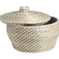 Mand Noa naturel zeegras - 25xØ35xØ30 cm