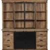 Mangohoutonline - Buffetkast Denver 200x220cm Recht Rechthoekig - Bruin - Mahom