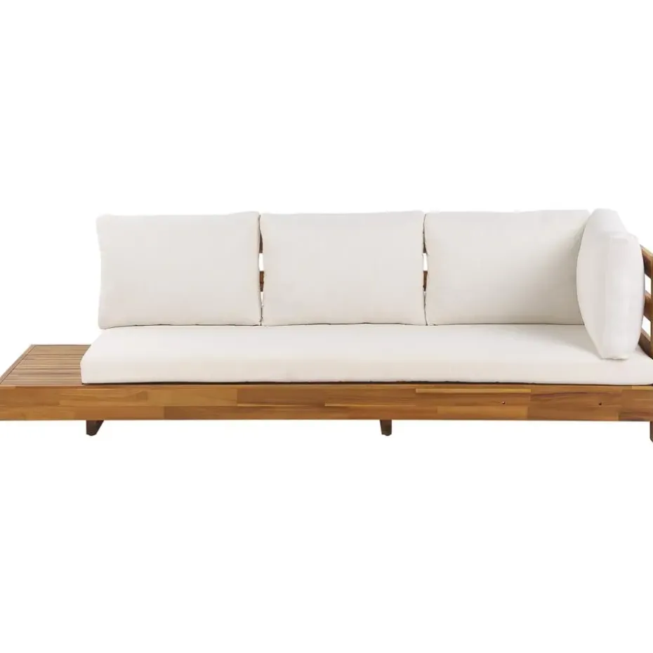 MARETTIMO - Loungeset - Gebroken wit - Linkszijdig - Acaciahout