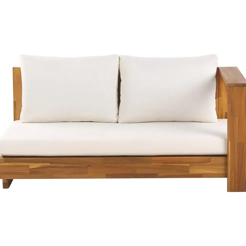 MARETTIMO - Loungeset - Gebroken wit - Linkszijdig - Acaciahout