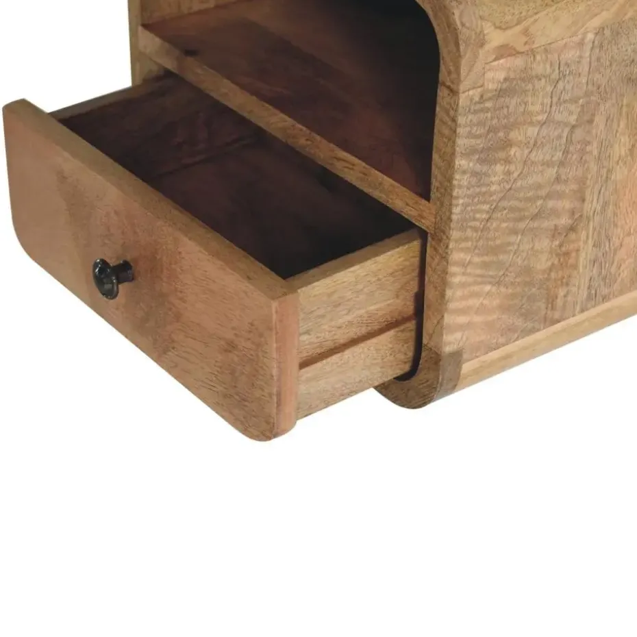 Massief Houten Wandtafeltje